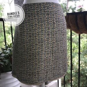 Banana Republic Geometric Skirt Size 14